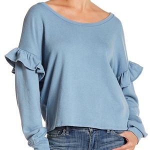 Lucky Brand | Ruffle Sleeve Sweater | NEW!
